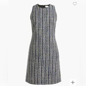 🖤🤍✨ J.Crew Factory Tweed Shift Dress | Classic Chic | NWT ✨🤍🖤‎